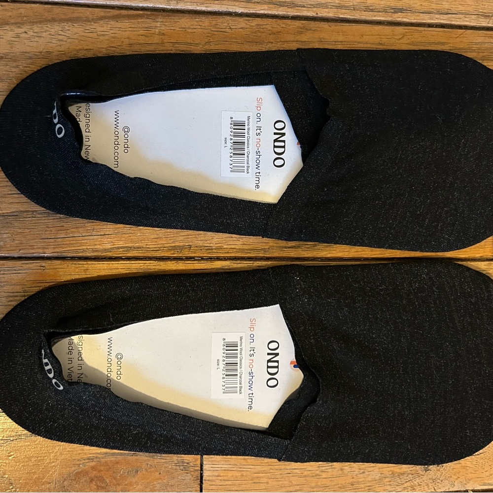 Ondo Charcoal No-Show Socks for Men- 2 pairs